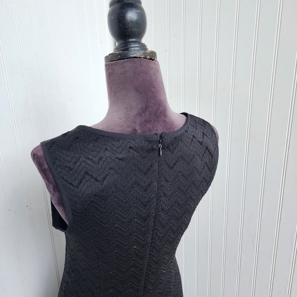 Banana Republic Womens Black Lace Sleeveless Dress Nylon Lined Sz 6 - Picture 7 of 14